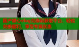 国产糖心vlog兑换码获取平台，轻松兑换福利，享受专属优惠