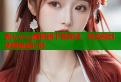 糖心vlog破解版下载安装，轻松解锁视频编辑功能