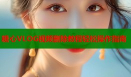 糖心VLOG视频删除教程轻松操作指南