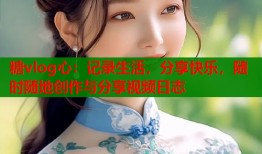 糖vlog心：记录生活，分享快乐，随时随地创作与分享视频日志