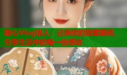 糖心Vlog情人：记录你的甜蜜瞬间，分享生活中的每一份感动