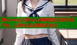 糖心vlog小余baby胡桃精彩日常分享平台，记录生活点滴吸引关注