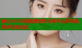 糖心VLOG短视频创作分享平台多终端同步互动社区