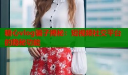 糖心vlog骗子揭秘：短视频社交平台的隐秘功能