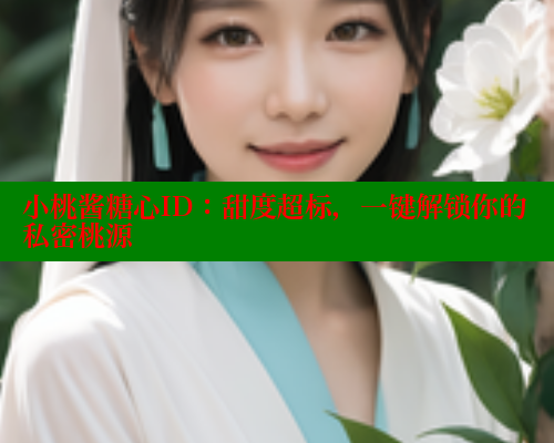 小桃酱糖心ID：甜度超标，一键解锁你的私密桃源