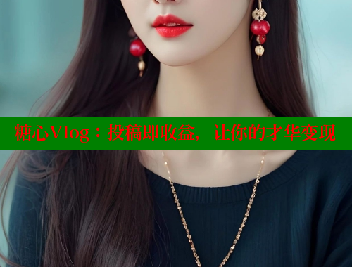 糖心Vlog：投稿即收益，让你的才华变现