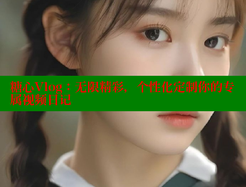 糖心Vlog：无限精彩，个性化定制你的专属视频日记