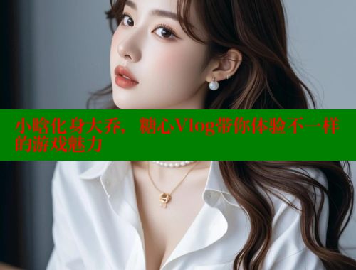小晗化身大乔，糖心Vlog带你体验不一样的游戏魅力