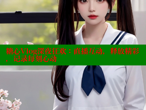 糖心Vlog深夜狂欢：直播互动，释放精彩，记录每刻心动