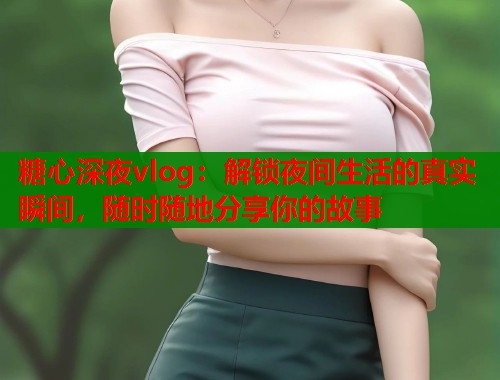 糖心深夜vlog：解锁夜间生活的真实瞬间，随时随地分享你的故事