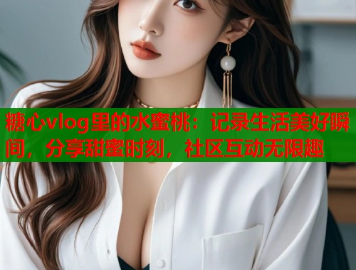 糖心vlog里的水蜜桃：记录生活美好瞬间，分享甜蜜时刻，社区互动无限趣