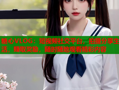 糖心VLOG：短视频社交平台，拍摄分享生活，赚取奖励，随时随地观看精彩内容