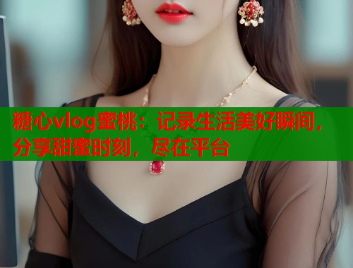 糖心vlog蜜桃：记录生活美好瞬间，分享甜蜜时刻，尽在平台
