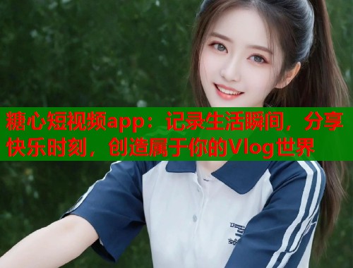 糖心短视频app：记录生活瞬间，分享快乐时刻，创造属于你的Vlog世界