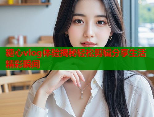 糖心vlog体验揭秘轻松剪辑分享生活精彩瞬间