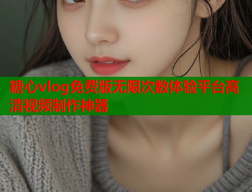 糖心vlog免费版无限次数体验平台高清视频制作神器