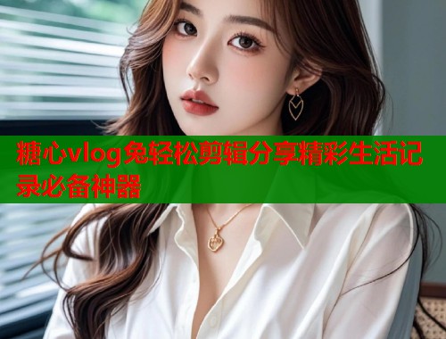 糖心vlog兔轻松剪辑分享精彩生活记录必备神器