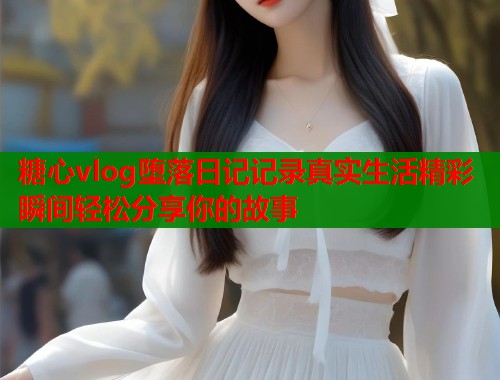 糖心vlog堕落日记记录真实生活精彩瞬间轻松分享你的故事