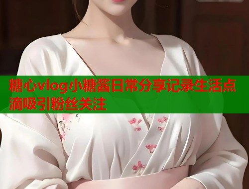糖心vlog小糖酱日常分享记录生活点滴吸引粉丝关注