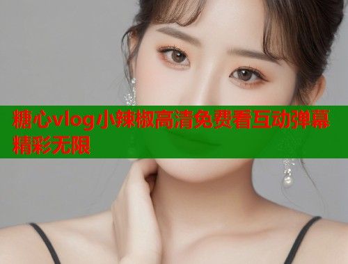 糖心vlog小辣椒高清免费看互动弹幕精彩无限