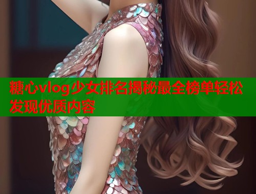 糖心vlog少女排名揭秘最全榜单轻松发现优质内容