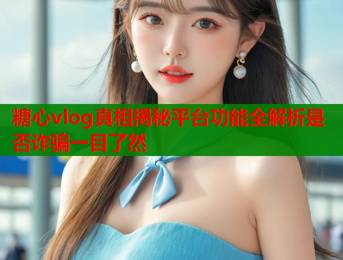 糖心vlog真相揭秘平台功能全解析是否诈骗一目了然