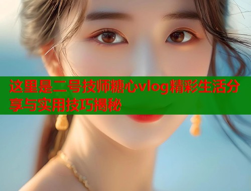 这里是二号技师糖心vlog精彩生活分享与实用技巧揭秘