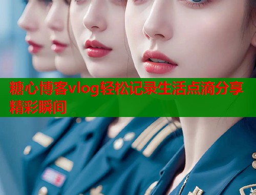 糖心博客vlog轻松记录生活点滴分享精彩瞬间