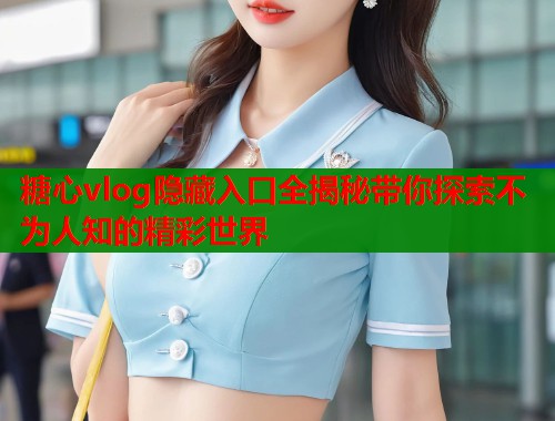 糖心vlog隐藏入口全揭秘带你探索不为人知的精彩世界