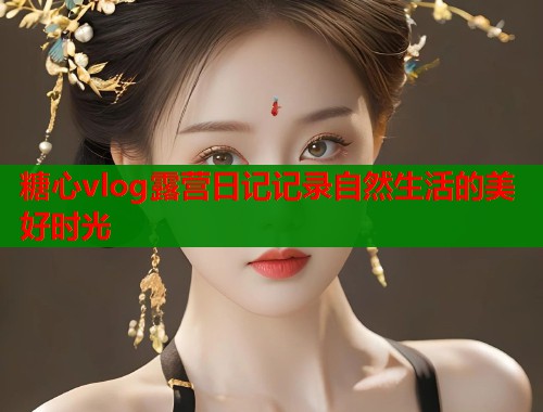 糖心vlog露营日记记录自然生活的美好时光