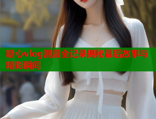 糖心vlog漫展全记录揭秘幕后故事与精彩瞬间
