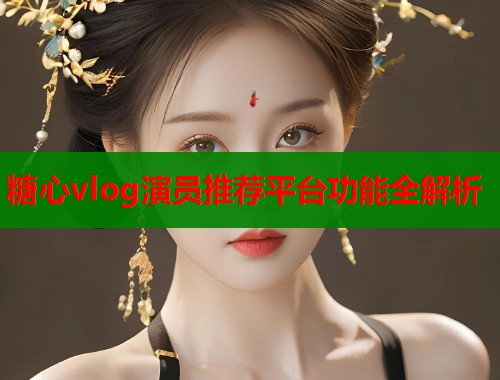 糖心vlog演员推荐平台功能全解析